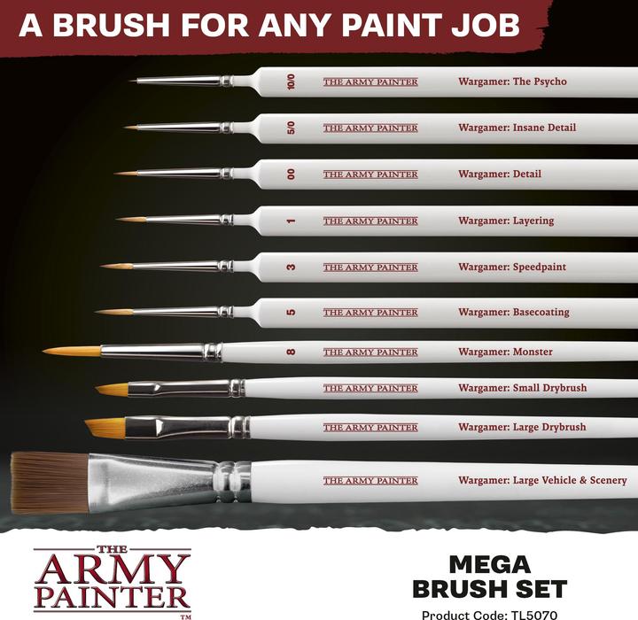 Actual product image The Army Painter Mega Brush Set