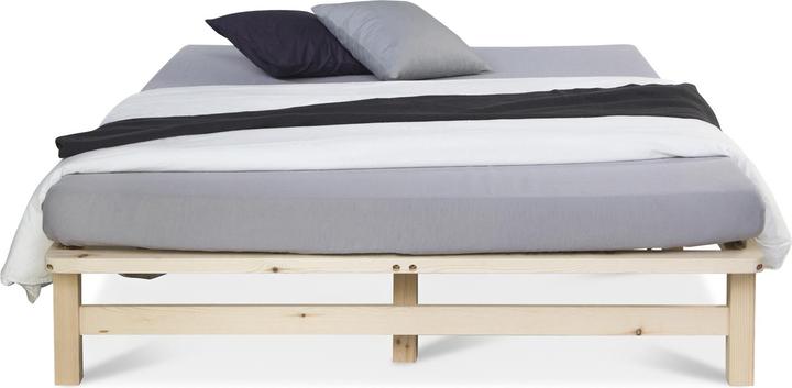 Immagine prodotto Jamb Letto in pallet Letto in legno 140x200cm in legno massiccio naturale (140 x 200 cm)