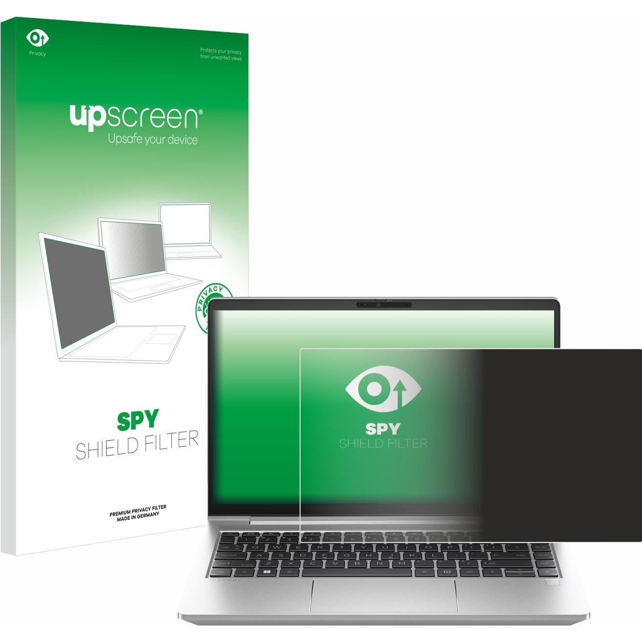 upscreen Spy Shield Blickschutzfilter (14", 16 : 9), Notebook Schutzfolie