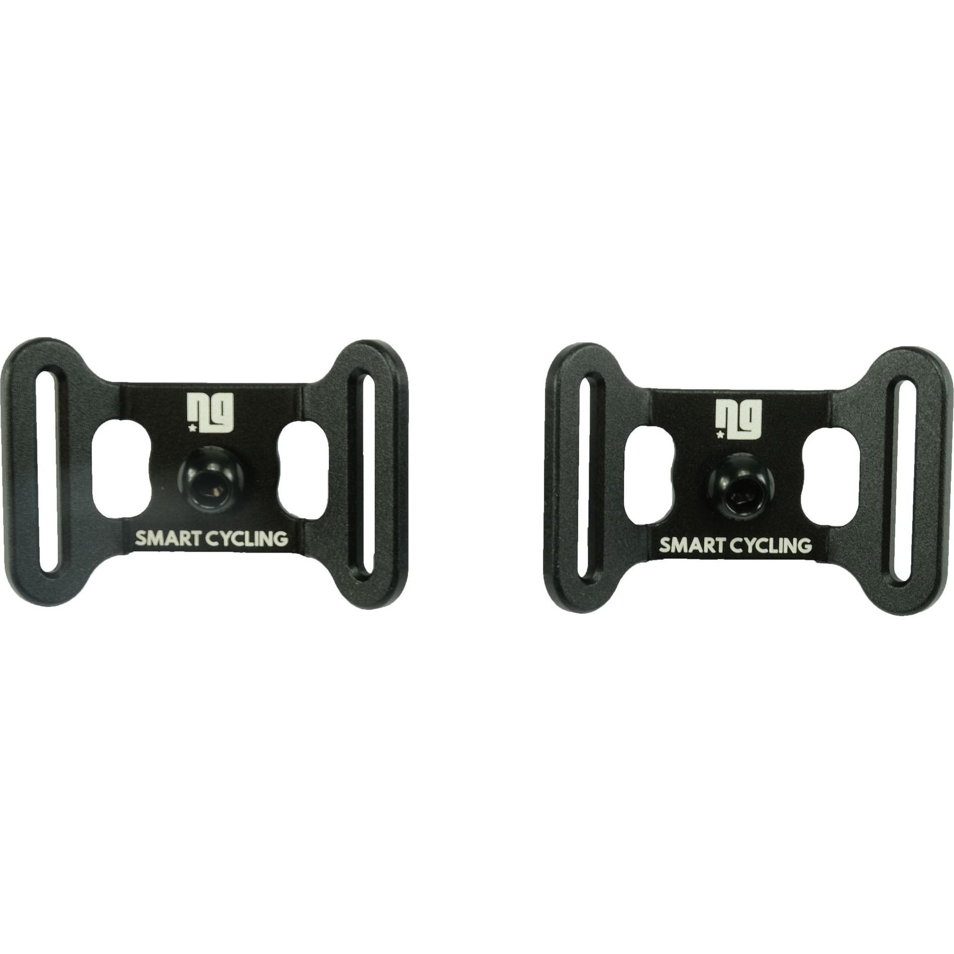 NG Sports, Cinghia + Ausili di fissaggio, staffa per cinghia dentata, 2 pezzi, alluminio, viti di montaggio incluse, nero