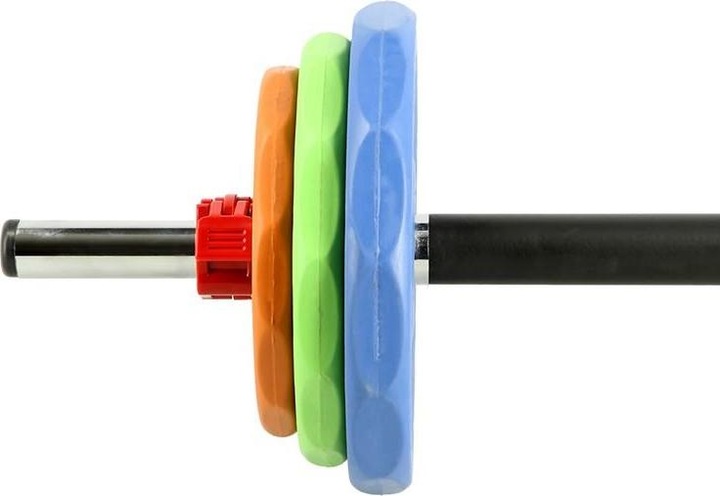 Actual product image HMS Body Pump SBP22 Barbell (2 x 2.5 kg, 2 x 5 kg, 2 x 1.25 kg)