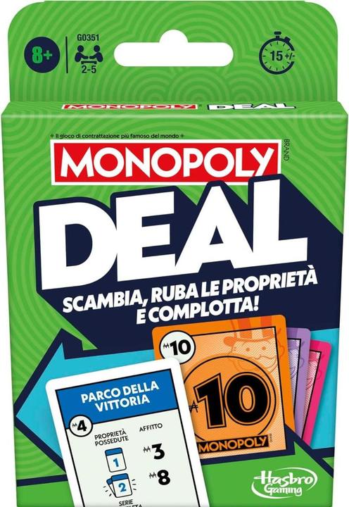 Monopoly Deal Kartenspiel (Italian)
