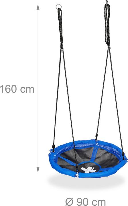Actual product image Relaxdays Nest swing
