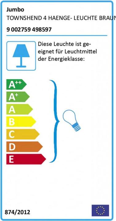 Energielabel EGLO Townshend (E27)