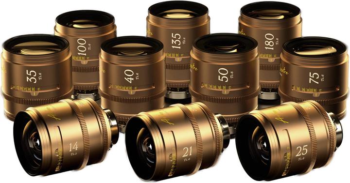Produktbild Dzofilm Arles Lustre 14/21/25/35/40/50/75/100/135/180mm (PL, Gold, Case, Metric) (PL, Vollformat)