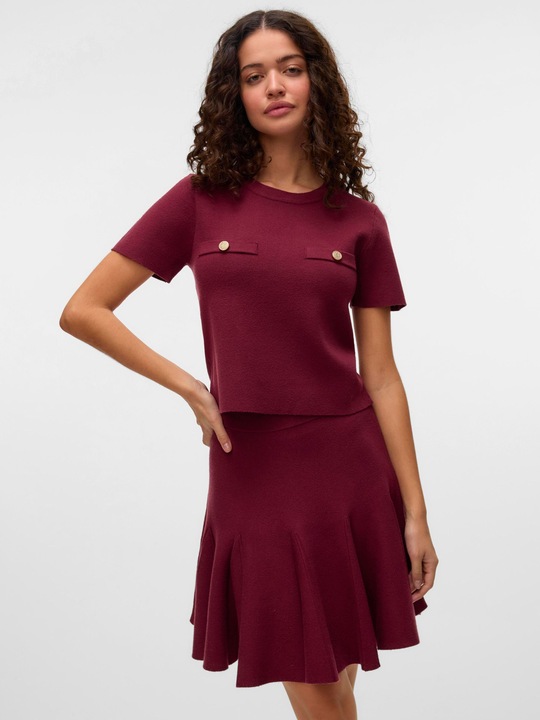 Actual product image Vero Moda VMKRISTIN Kurzer Rock Strickrock (XL)