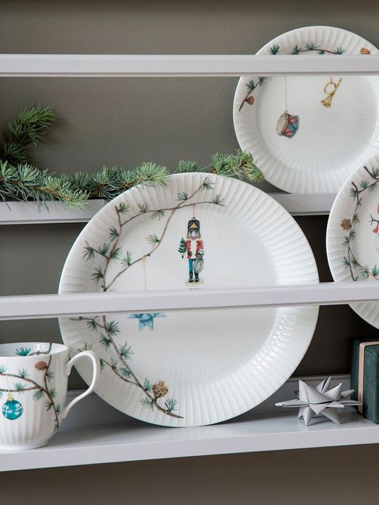 Actual product image Kähler Hammershoi Jul Christmas Plate (1 x, 27 cm)