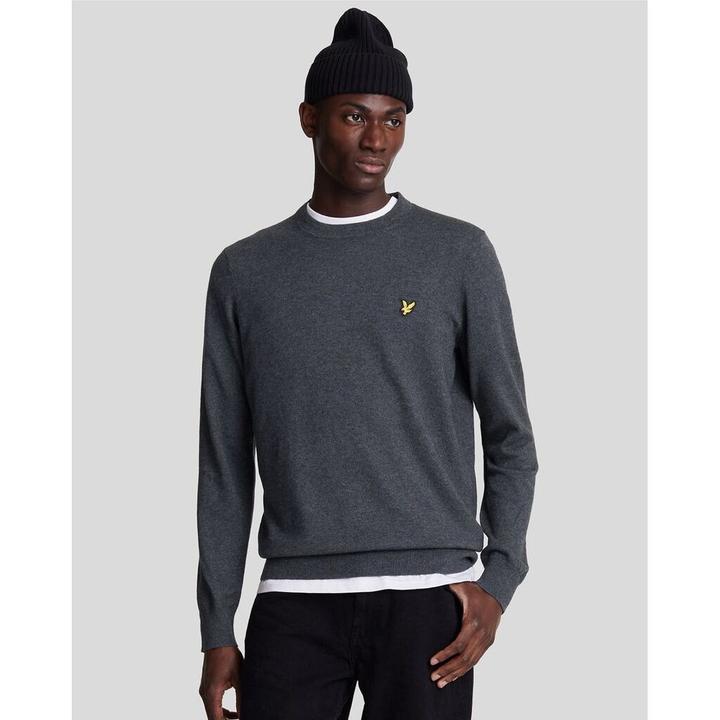 Image du produit Lyle and Scott Pull col rond coton mérinos (S)