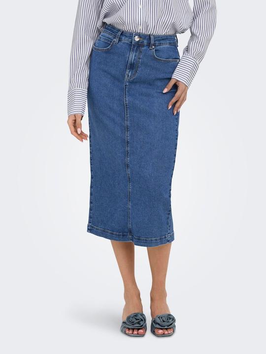 Actual product image Only Onlwonder Midi Back Slit Skirt Pim Dnm (M)