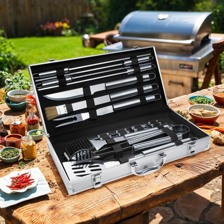 Produktbild tectake Grillbesteck