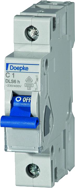 Actual product image Doepke Circuit breaker DLS 6I C6-1 10 kA