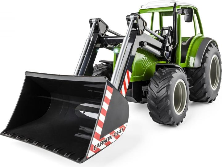 Image du produit Carson Tracteur RC 1:16 w. Chargeur frontal 2.4G 100%. (RTR Prêt à fonctionner)