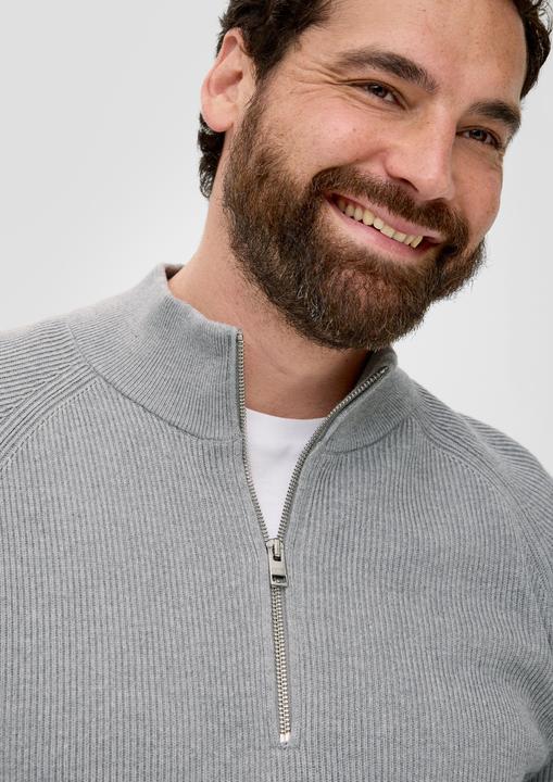 Produktbild s.Oliver Strickpullover Feinstrickpullover aus Baumwolle (XXL)
