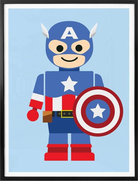 Produktbild Trenddeko Captain America Spielzeug (24 x 30 cm)