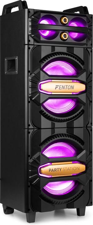 Produktbild Fenton Party speaker - LIVE2102 Partystation met Bluetooth en lichteffecten - Met (Passiv)