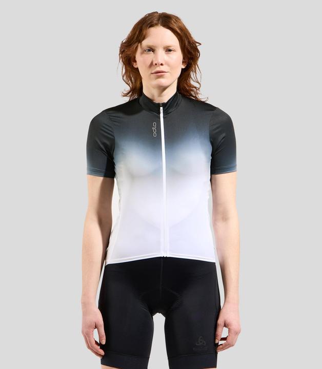 Immagine prodotto Odlo T-shirt s/u collo s/s full zip ZEROWEIGHT CHILL-TEC PRINT (XS)