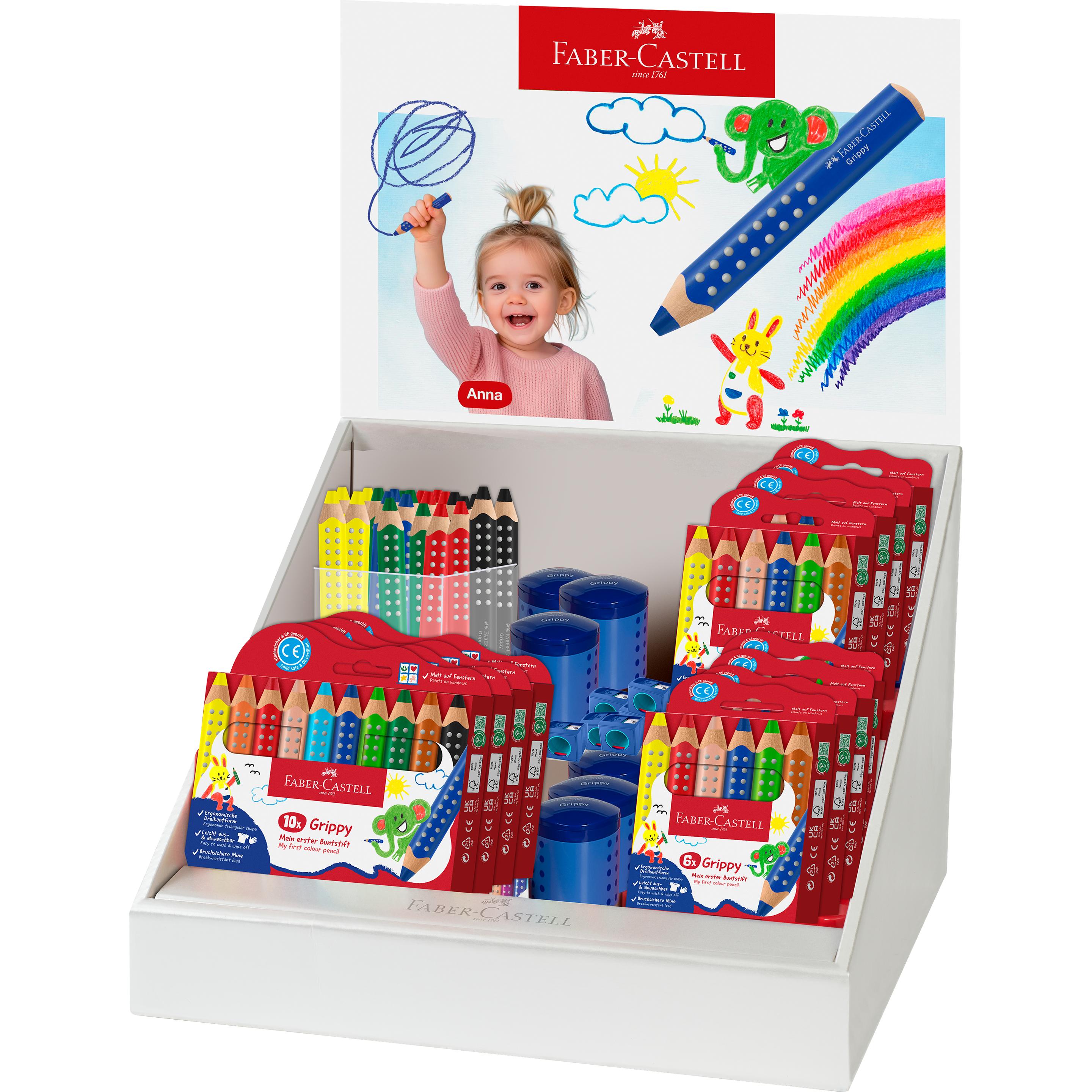 Faber-Castell, Strumenti di correzione, Display Grippy Sortiments Display 72 Teile