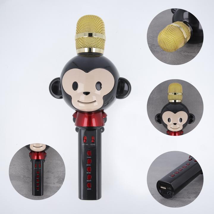 Produktbild Maxlife Bluetooth microphone with speaker Animal MX-100 black