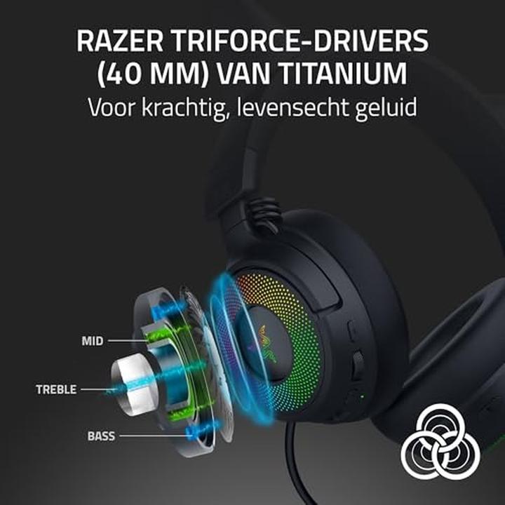 Actual product image Razer Kraken Kitty V3 Pro - Black (Wireless)