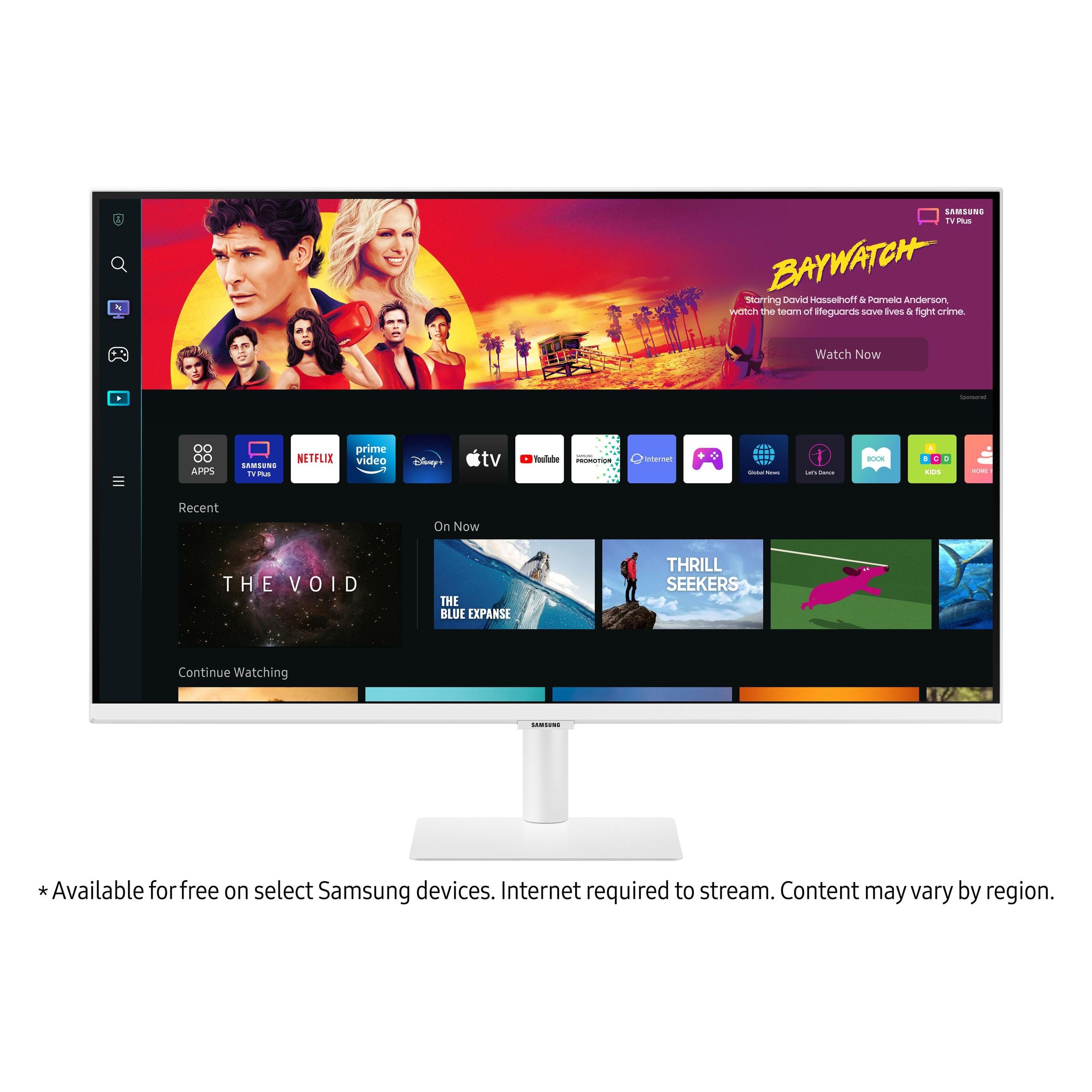 Samsung Smart Monitor M7 (3840 x 2160 Pixel, 32"), Monitor, Weiss