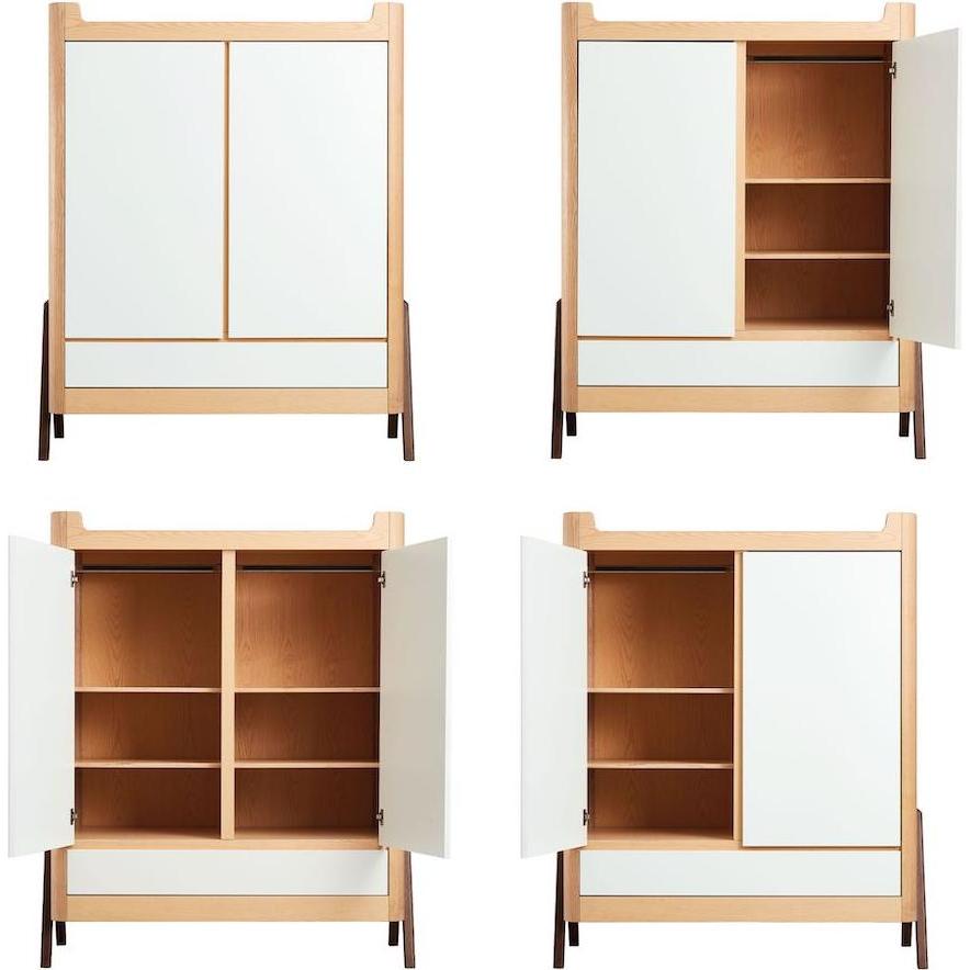 Thumbnail - Gaia Baby, Kinderkleiderschrank, Hera Kleiderschrank (129 cm)
