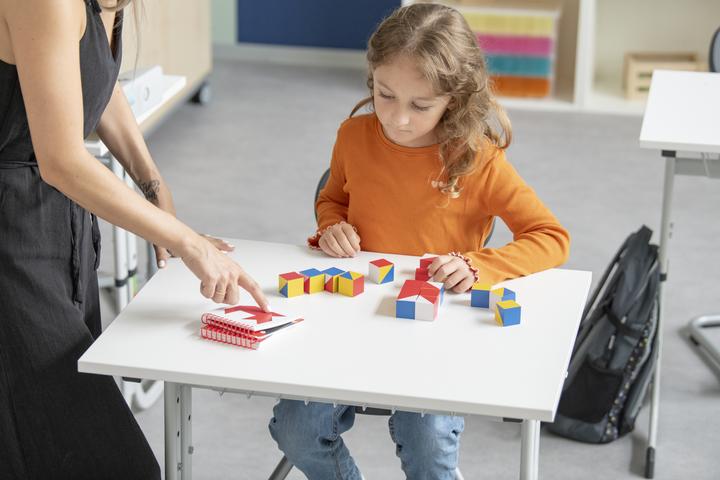 Actual product image Logo N1 NIKITIN pattern cube (German)