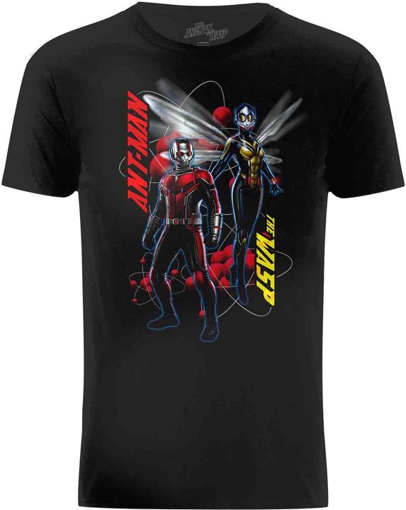 Actual product image Marvel Tshirt And The Wasp With Title Hero Design (S)
