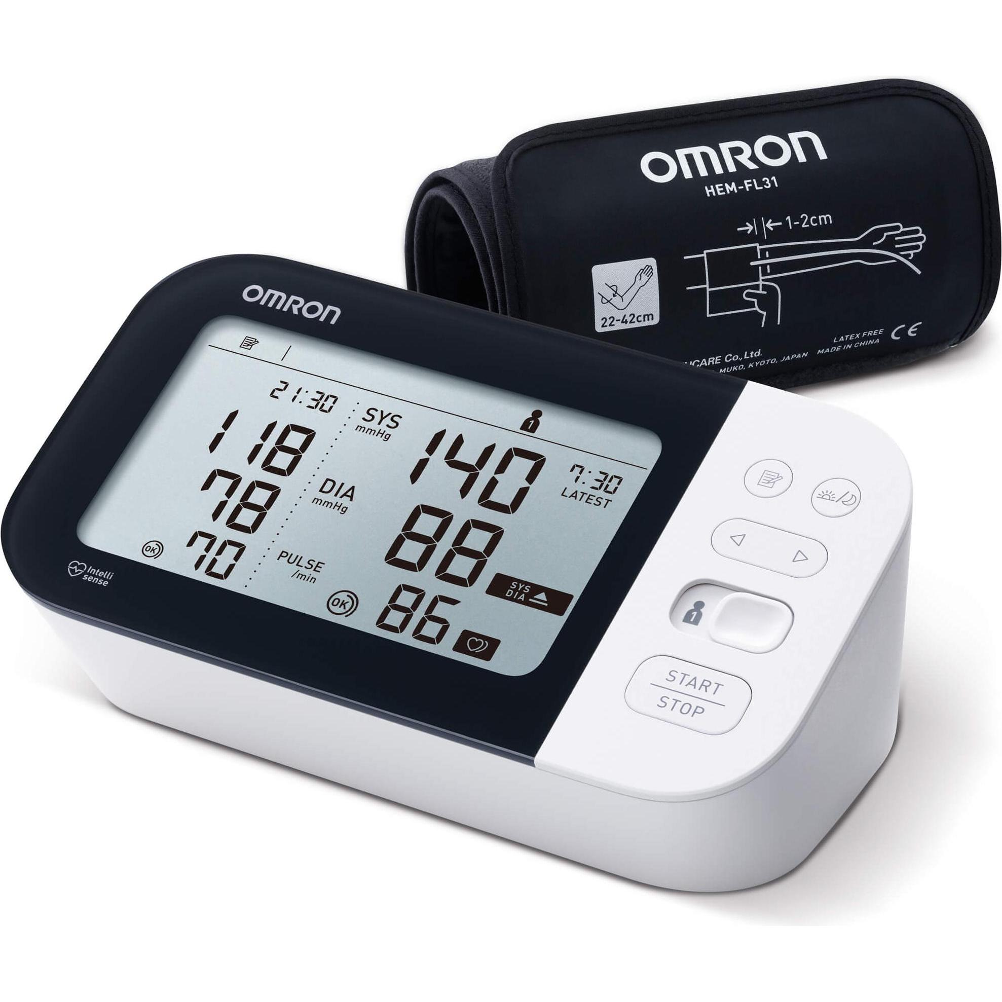 Omron, Blutdruckmessgerät, M500int It Hem7361td, 1 St (Blutdruckmessgerät Oberarm)