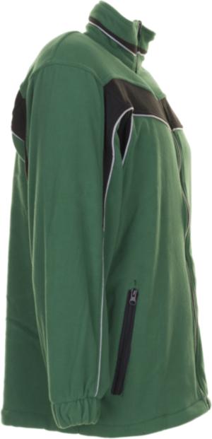 Actual product image Planam Plaline work jacket fleece jacket green black size XL (XL)