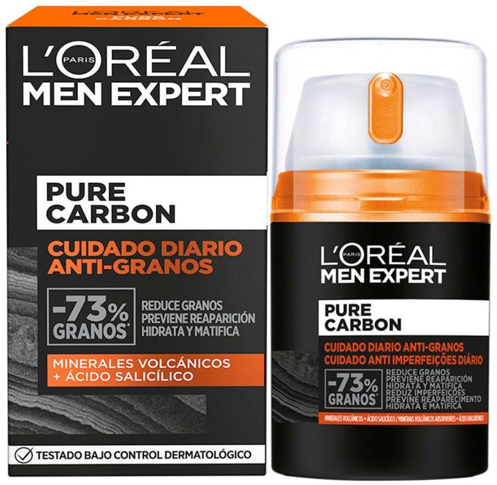 Actual product image L'Oréal Paris MEN EXPERT pure charcoal cuidado diario antigranos 50 ml (50 ml, Bath truffles)