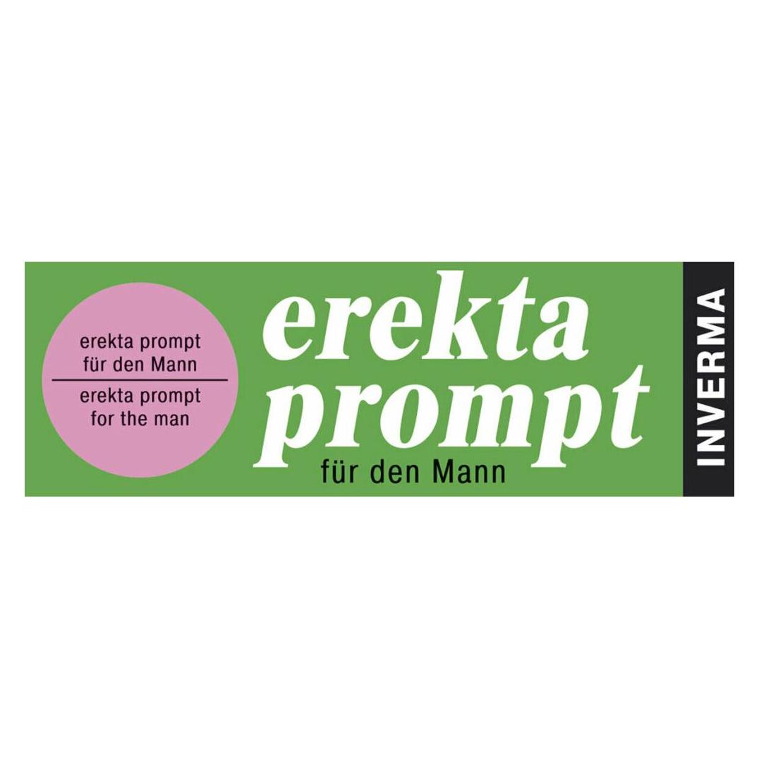 Inverma, Soins intimes, Erekta-Prompt pour homme NOUVEAU 13ml (Crème intime, 13 ml)