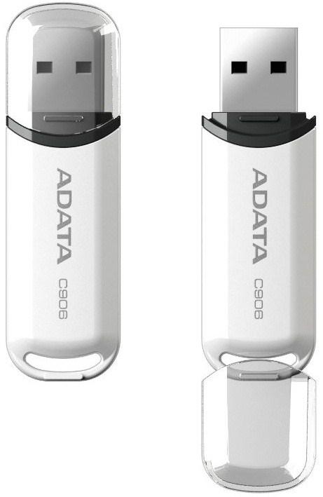 Image du produit Adata Classic Series C906 Clé USB à mémoire flash 32 Go blanche (32 Go, USB-A)