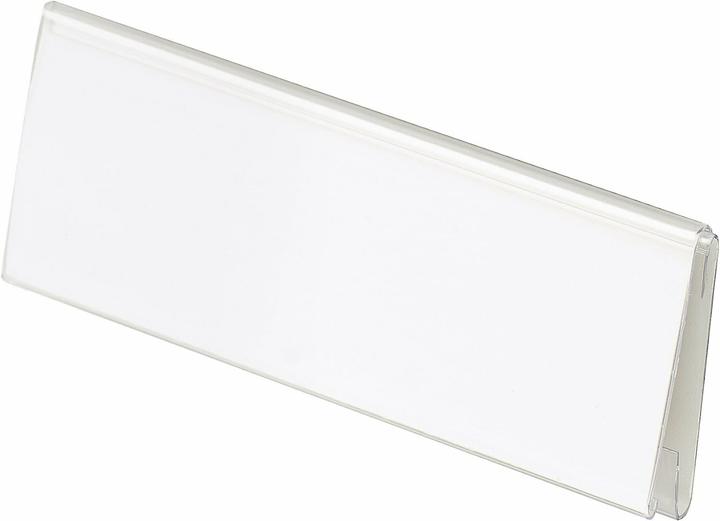 Produktbild Han 10 Beschriftungsschilder mit Clip transparent (70 x 26 mm)
