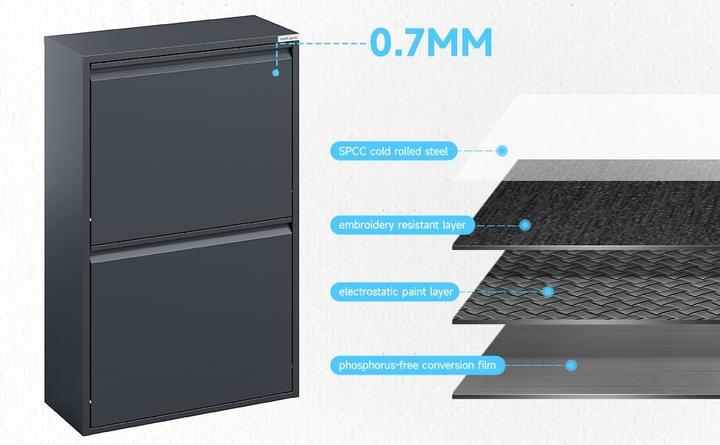 Actual product image Veehaus Küchen-Mülleimer mit Klappen (60 l)