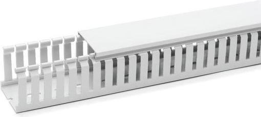 Actual product image OBO Bettermann Wiring duct halogen-free, PC/ABS, 6132564 (200 cm)