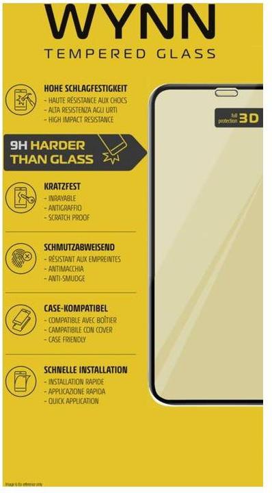 Image du produit Wynn Electronics Full Coverage 3D Schutzglas Samsung Galaxy A40 (1 pcs, Samsung Galaxy A40)