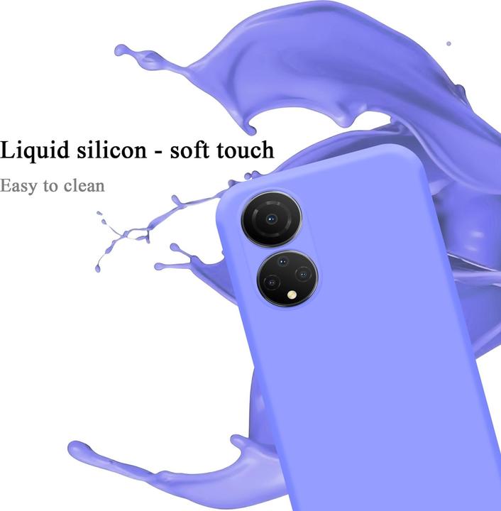 Actual product image Cadorabo TPU Liquid Silicone Case Cover for Honor X7 (Honor X7)