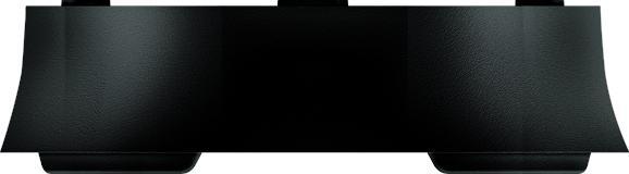 Actual product image Theben AP-Rahmen 110B BK