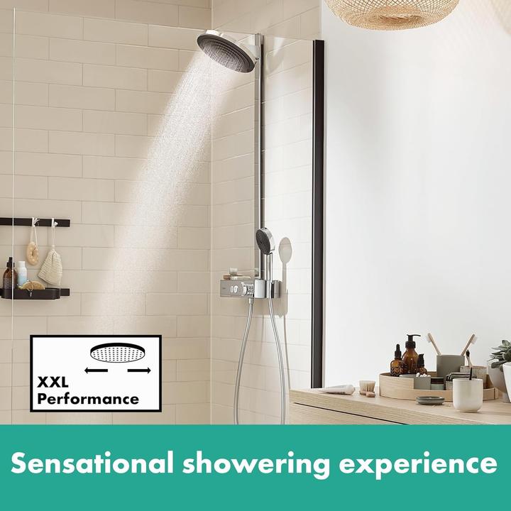 Produktbild hansgrohe Showerpipe 260 2jet mit ShowerTablet Select 400 : Farbe - Chrom