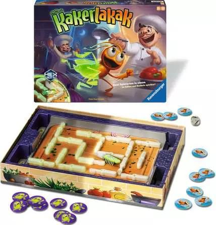 Produktbild Ravensburger 24762 Kakerlakak Glow in the Dark - Aktionsspiel mit elektronischer Kakerlake für Gross (Deutsch)