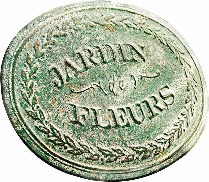 Image du produit Loberon Panneau décoratif Jardin de Fleurs vert antique