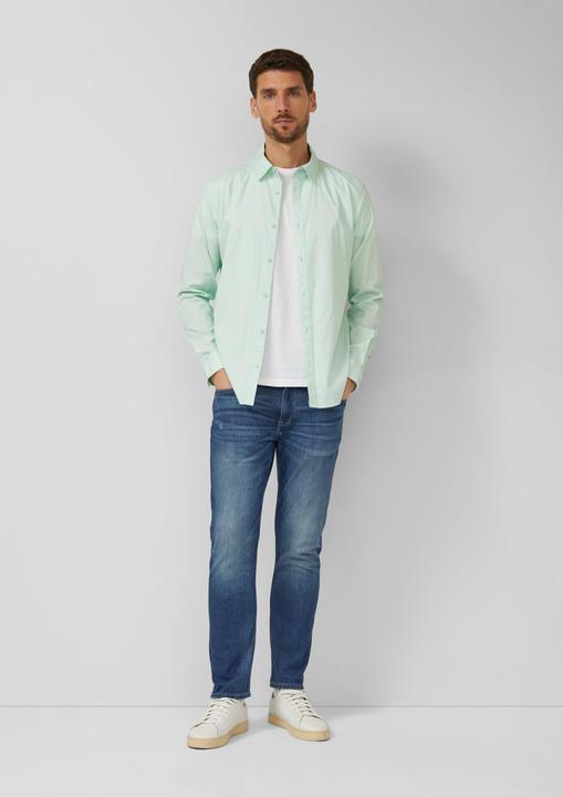 Immagine prodotto s.Oliver Hemd Slim Fit: Gemustertes Hemd mit Kentkragen (M)