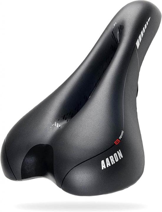 Actual product image Aaron Trekking ergonomic bicycle saddle unisex for trekking bike, mountain bike, city bike, e-bike