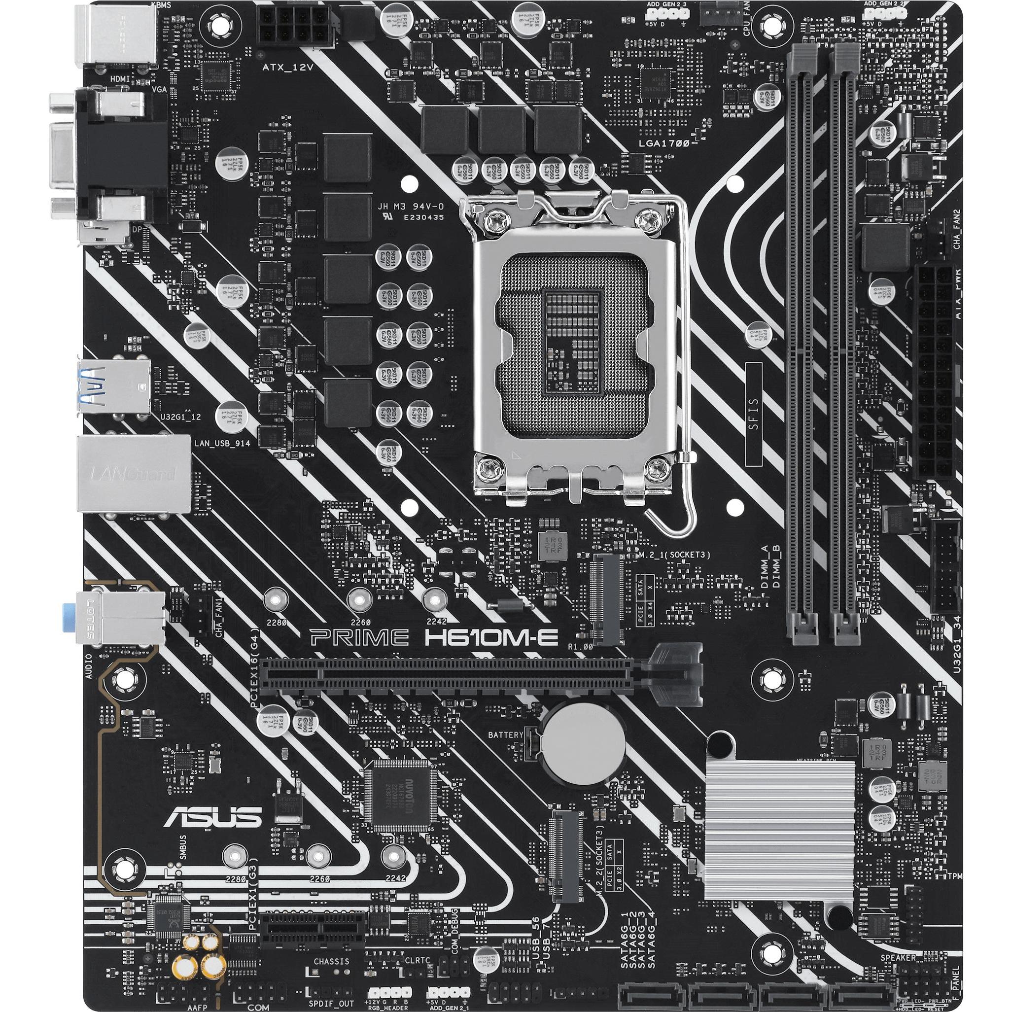 ASUS PRIME H610M-E-CSM (LGA 1700, Intel H610, mATX), Mainboard