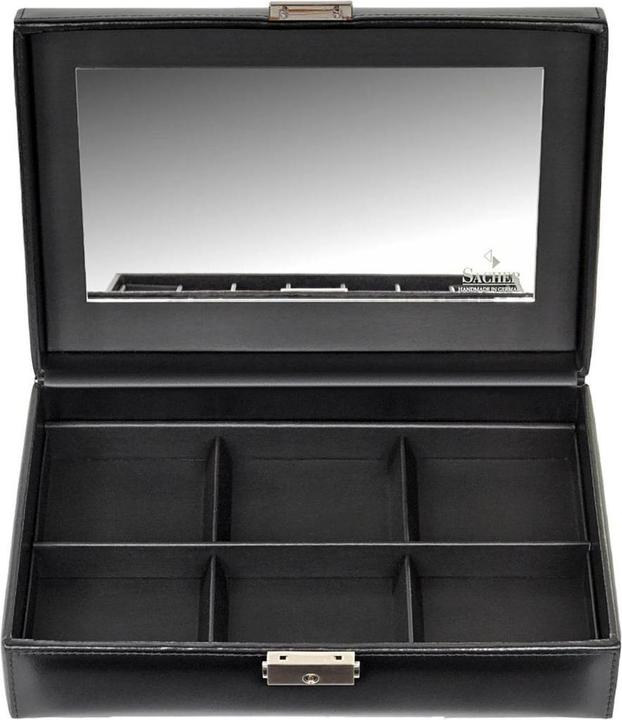 Produktbild Sacher 44.107.0104N04 - Schmuckkassette Isa black exclusive schwarz (Leder)