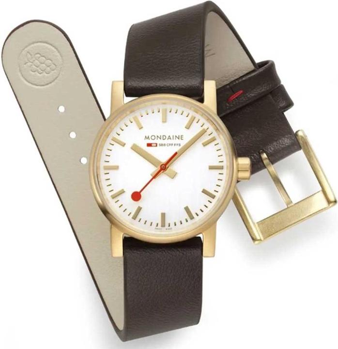 Produktbild Mondaine Evo2 - Ip Gold (Analoguhr, 30 mm)