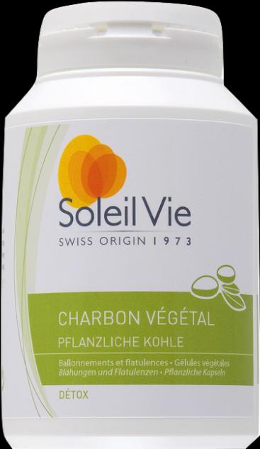 Produktbild Soleil Vie Pflanzliche Kohle Kapseln (100 Stk) (100 Stück, Kapseln, 60 g)