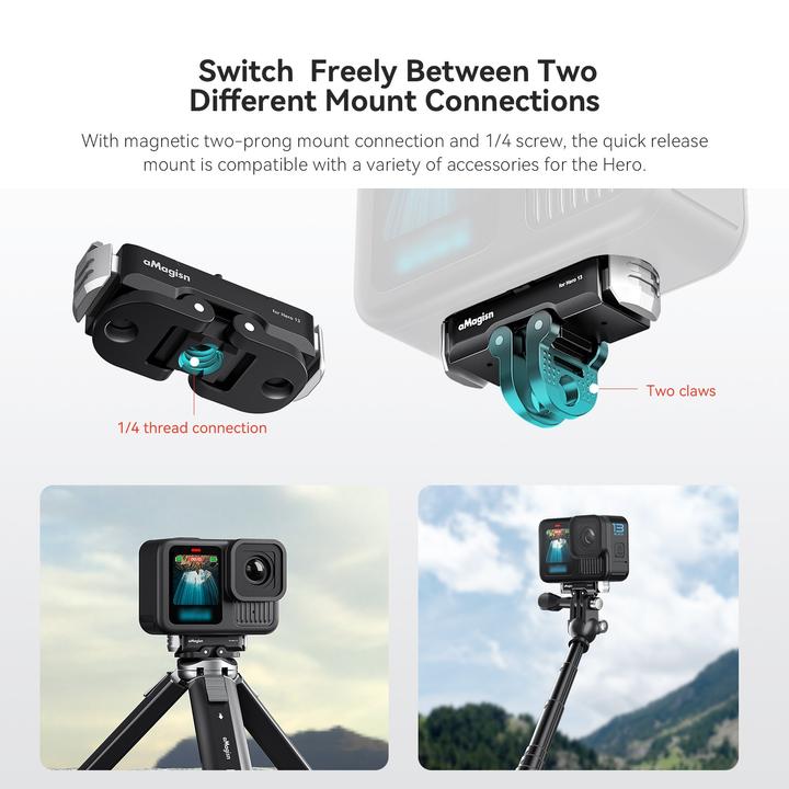 Actual product image aMagisn Metall Quick Release Mount