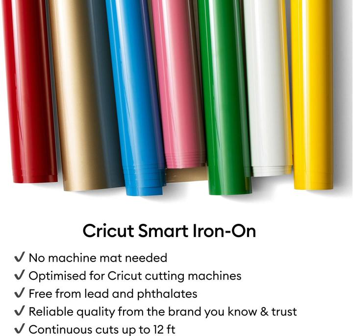Image du produit Cricut Smart Iron-On Joy Xtra 241x61cm Gold (P)