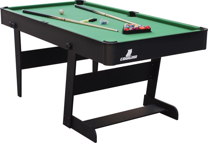 Actual product image Cougar Hustle L foldable pool table (144 x 68 cm)